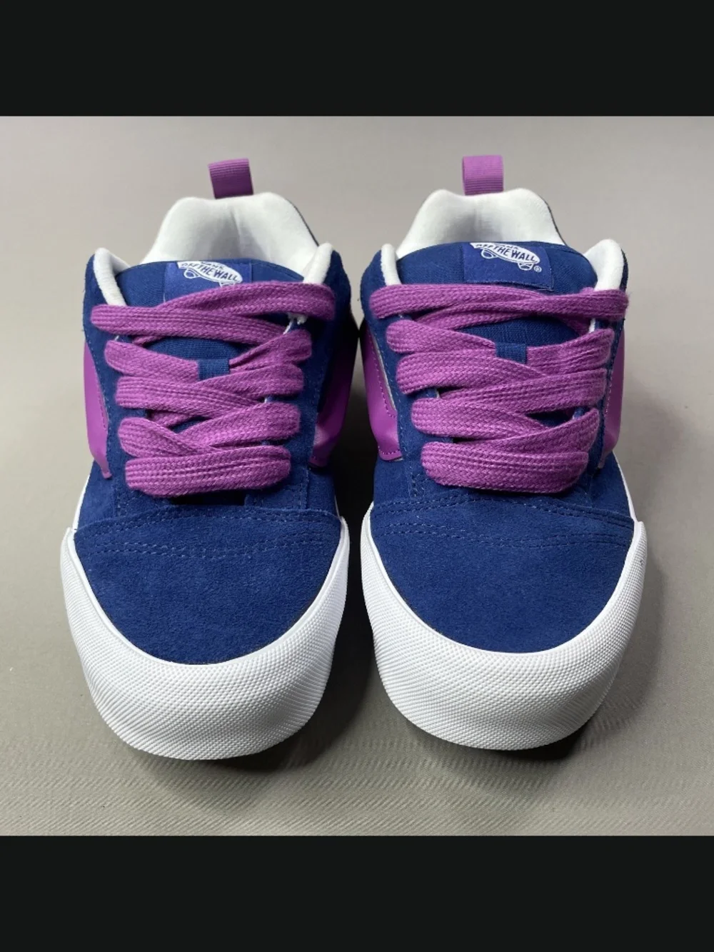 NEW Vans Shoes Womens 7.5 blue purple suede leather knu skool skate street
